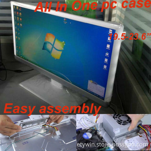 Desktop computer all in one pc without computer part 21.5" LED backlight monitor case pc